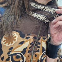 Giacca LEO  modello bomber IN SATIN