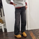 Pantalone MOON jeans nero delavè