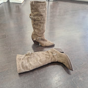 Elena Iachi stivale texano suede color send