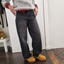 Pantalone MOON jeans nero delavè