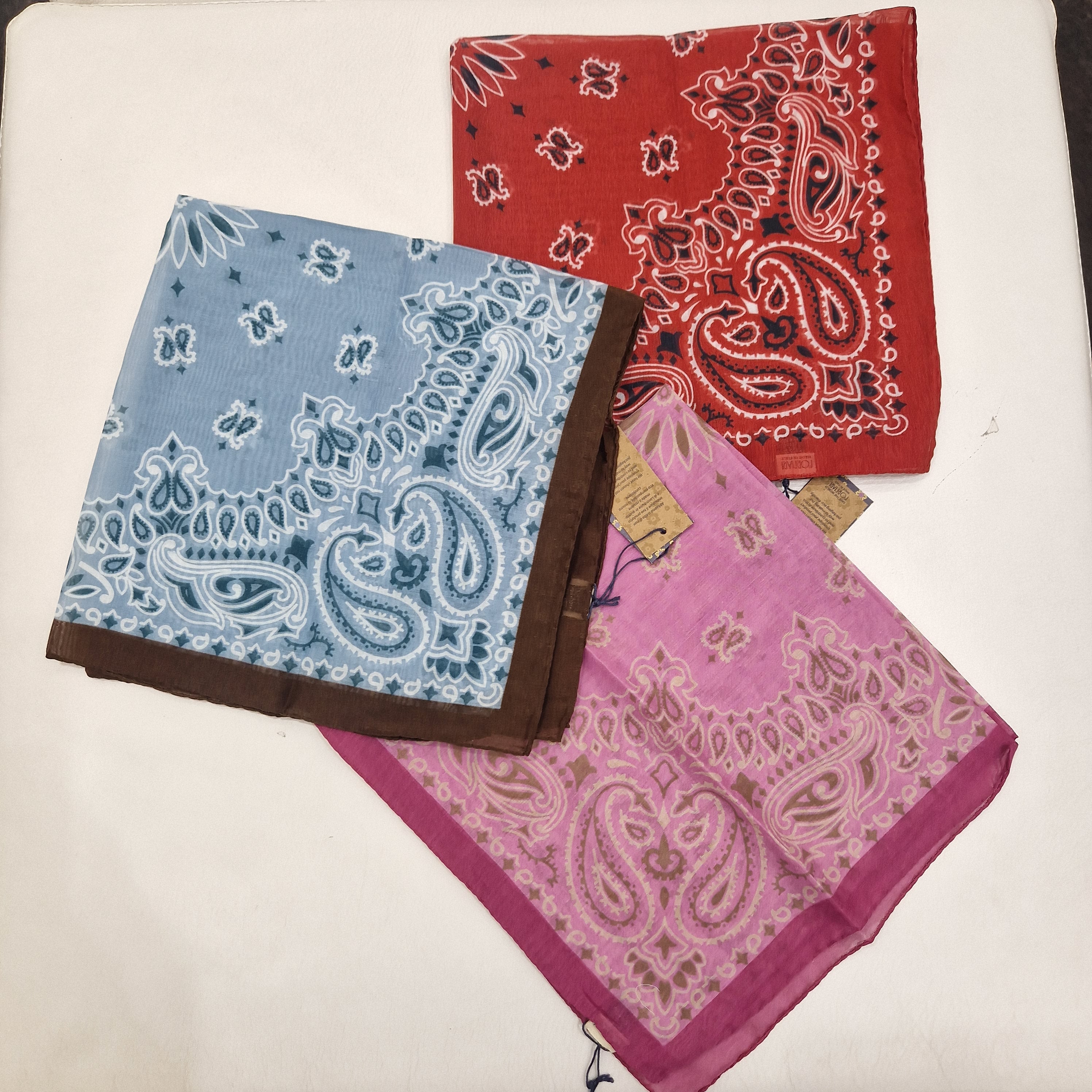 Fornari BANDANA in seta e cotone