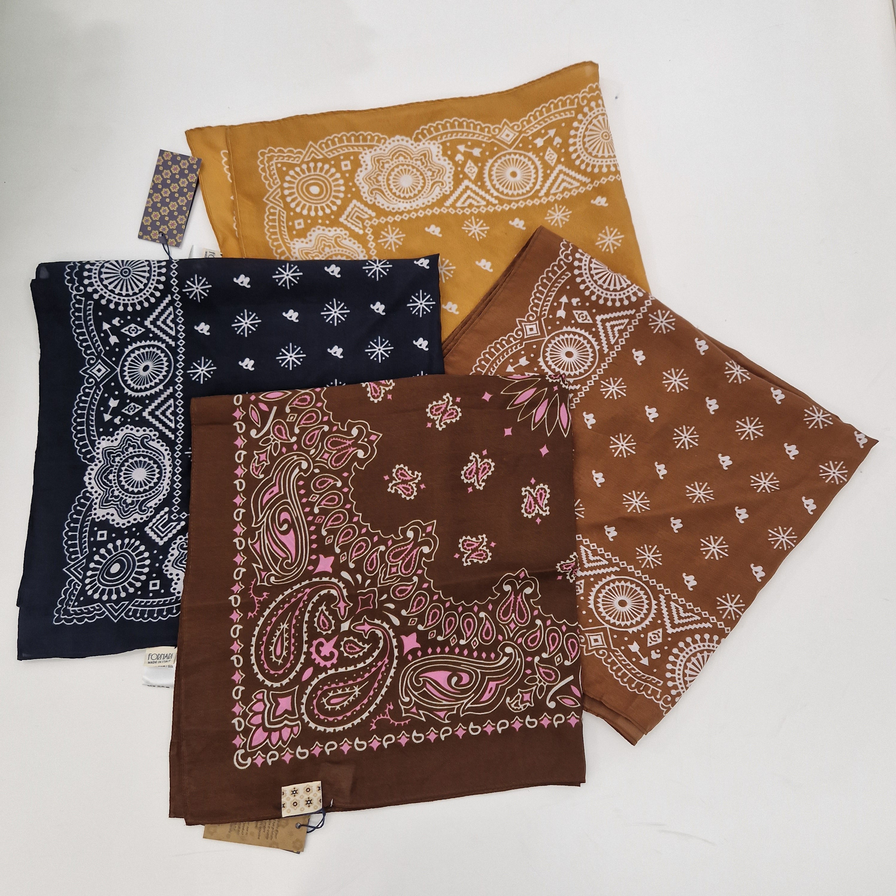 Fornari BANDANA in seta 100%