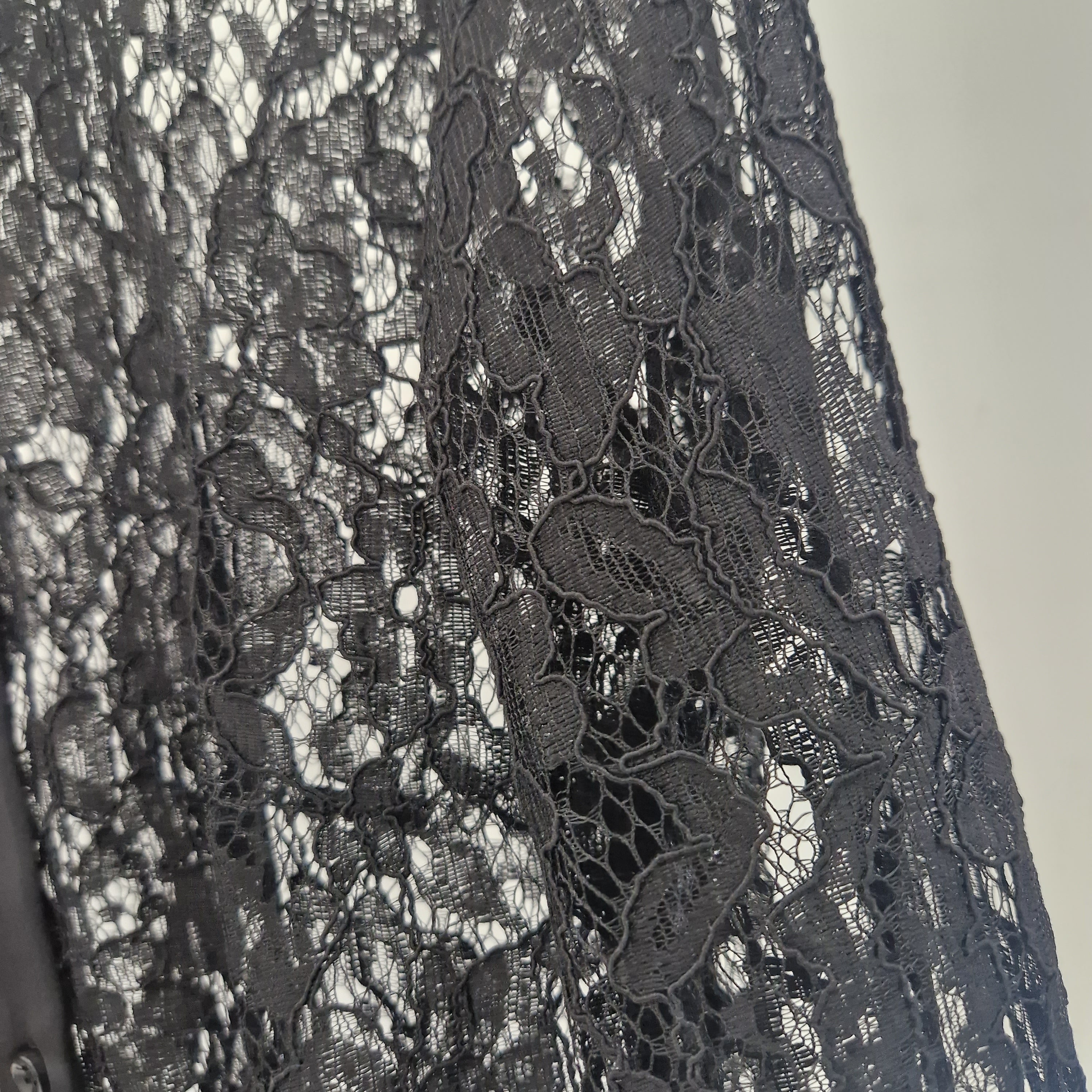 Kikisix camicia in pizzo nera