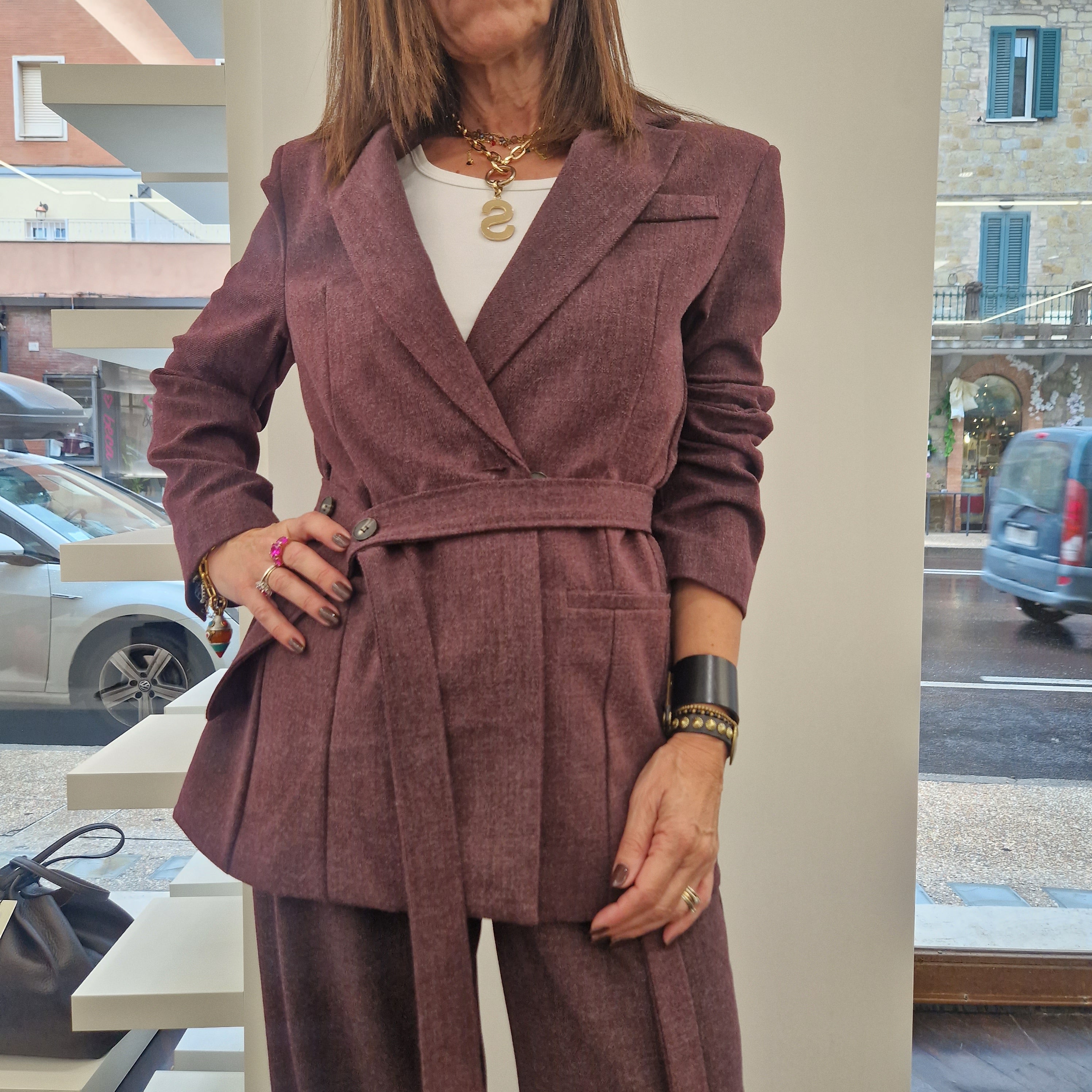 Giacca bordeaux