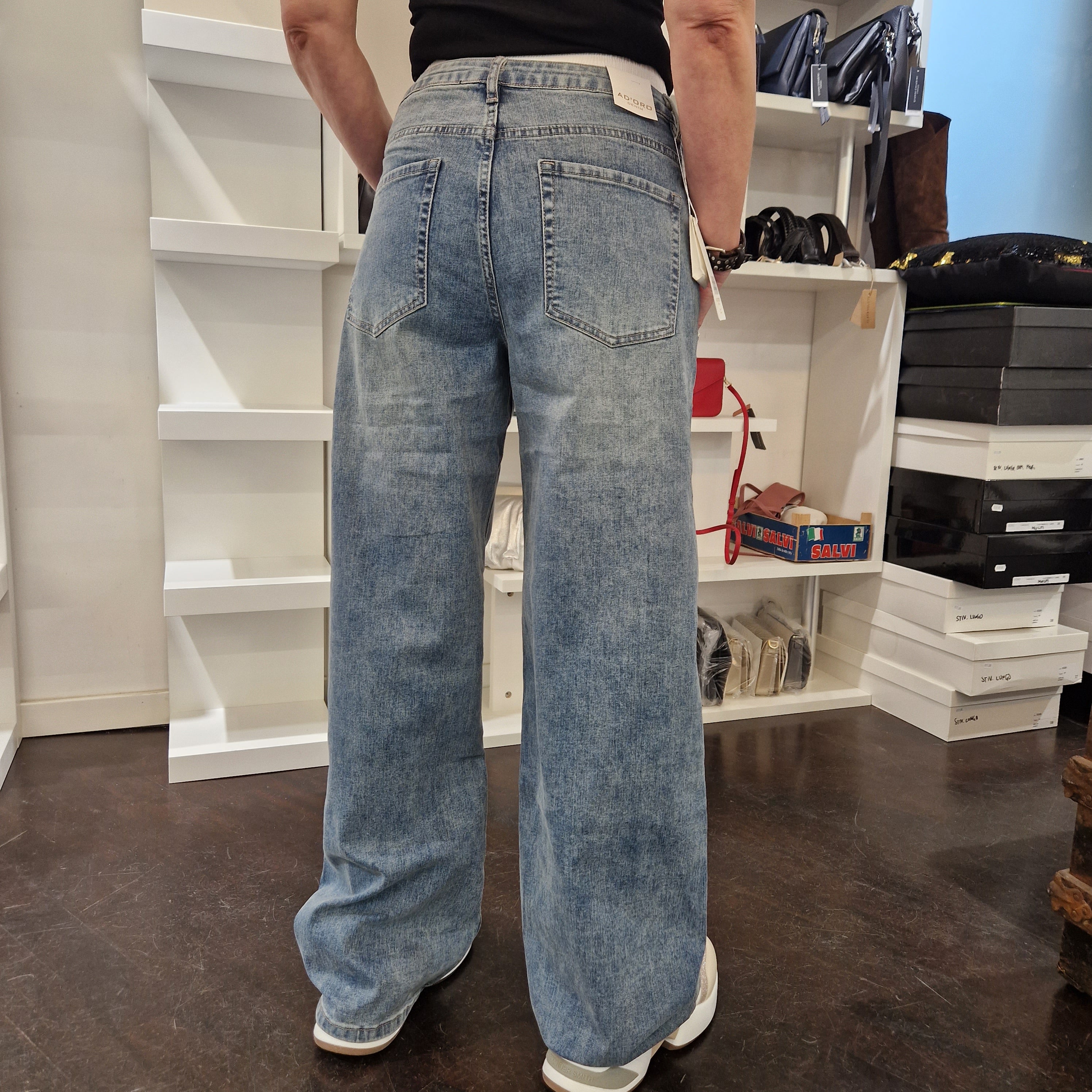 Pantaloni jeans modello Eva
