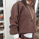 felpa INSOSTITUIBILE color t.moro