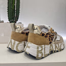 Voile Blanche sneaker leo print