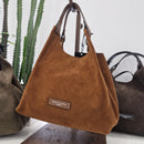 Gianni Chiarini borsa linea DUA formato medio pellame scamosciato