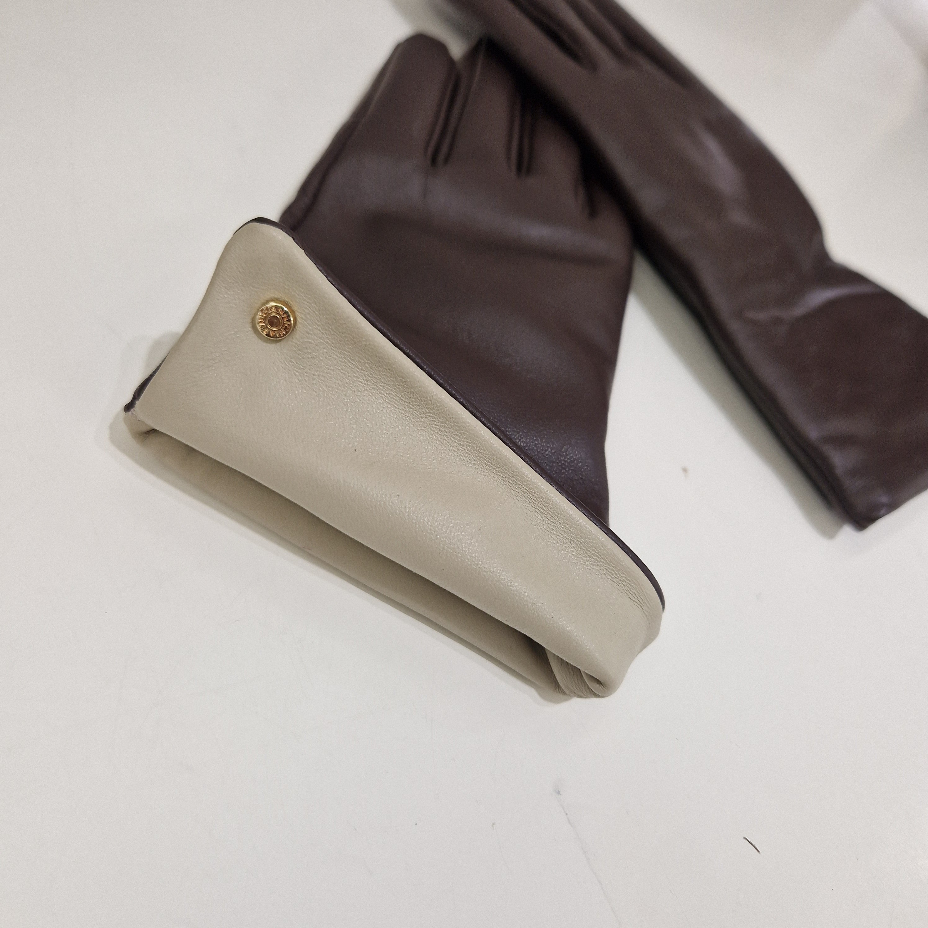 Gianni Chiarini guanto in pelle t.moro