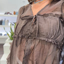 Kikisix camicia con laccetti