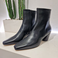 ENJOY stivaletto texano  in pelle nera