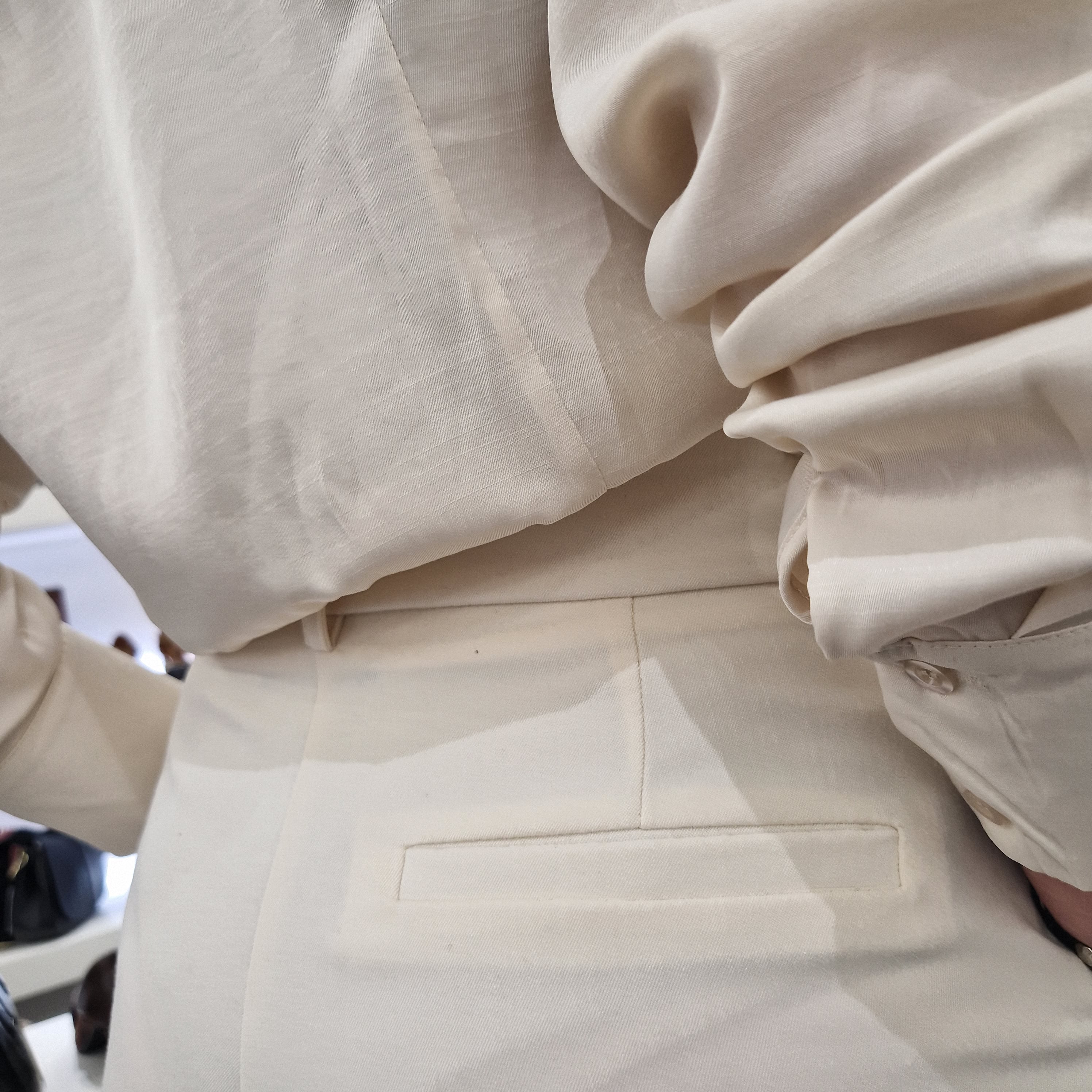 Pantalone AUSTRIA color panna