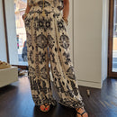 KIKISIX pantalone fantasia etnica