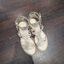 ASH modello PAPRIKA sandali galdiatore beige