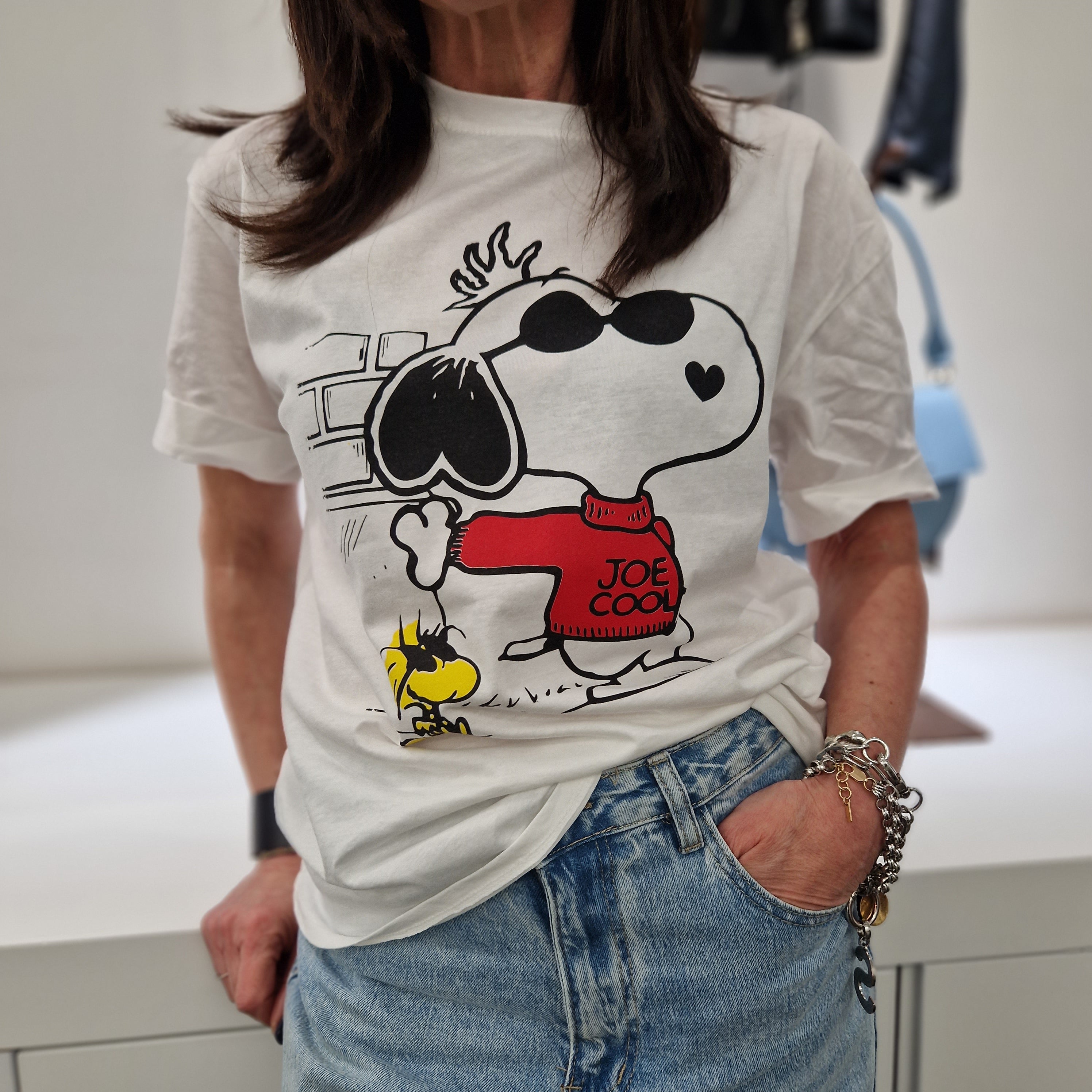 T-shirt bianca con stampa