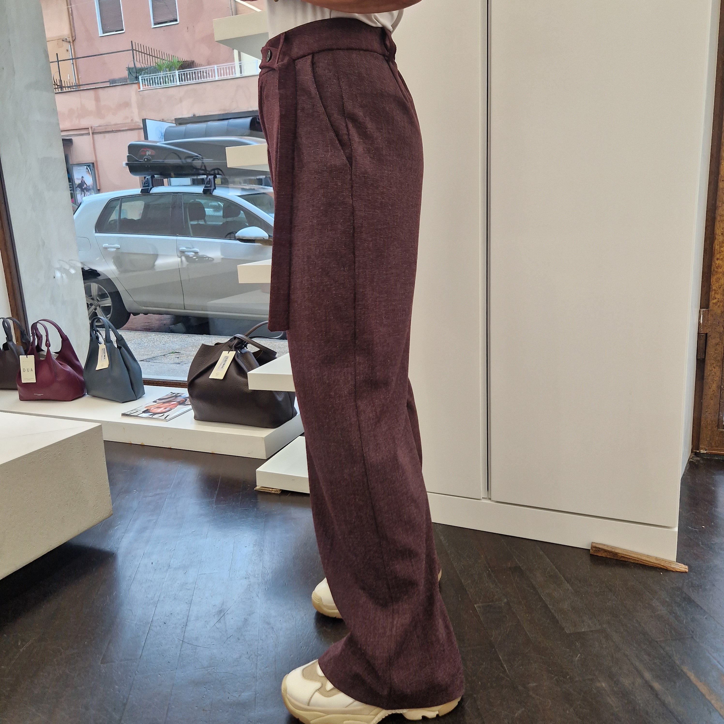 Pantalone bordeaux 9380
