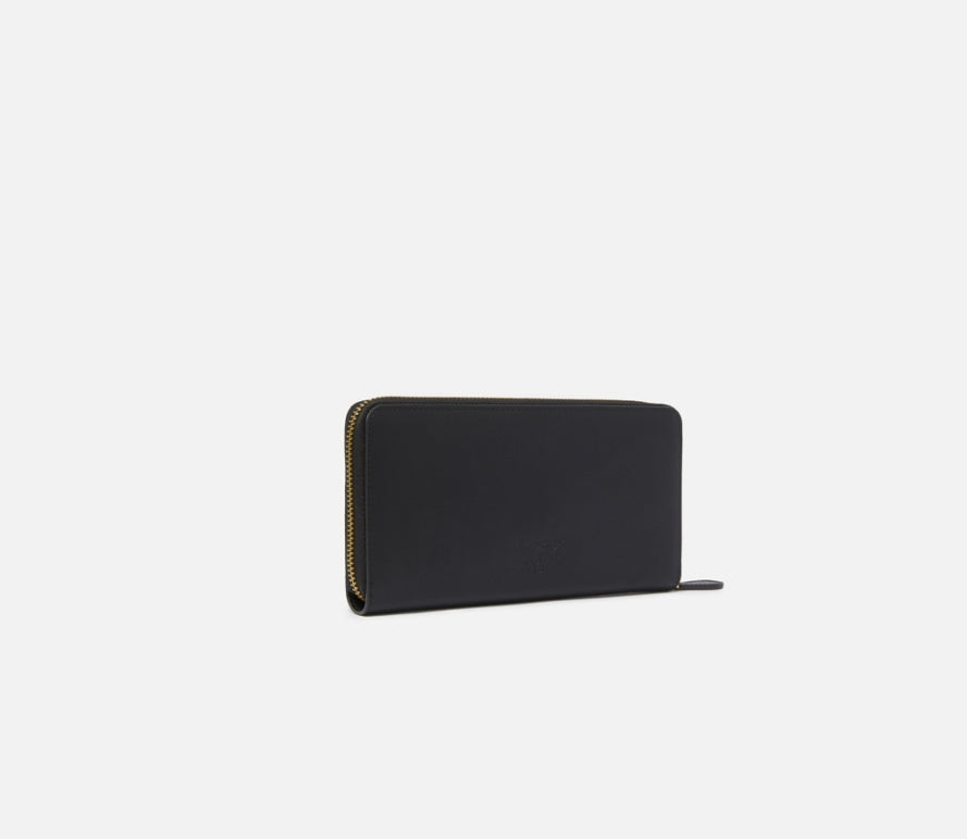 PINKO portafogli nero zip round