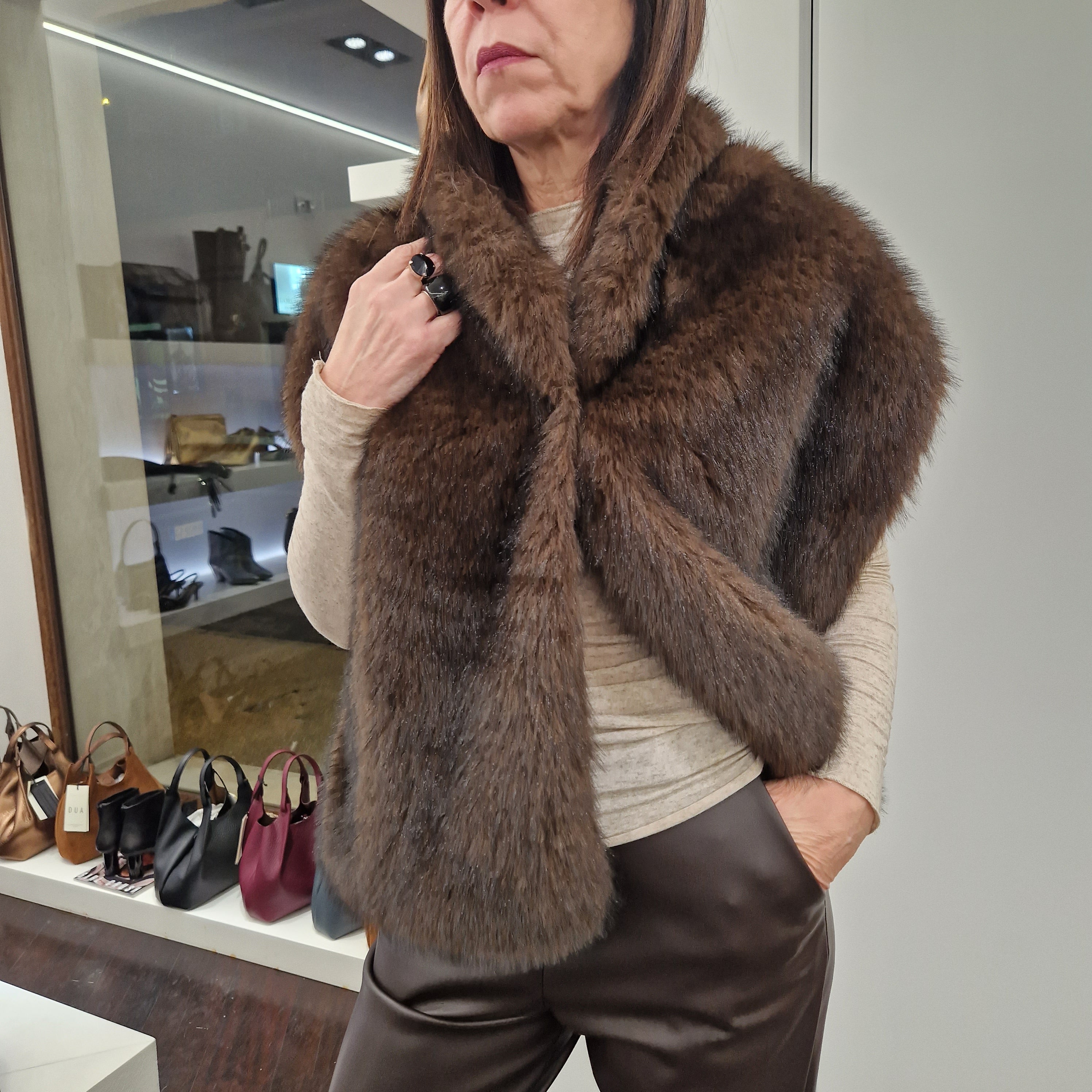 Sciarpa in ecopelliccia