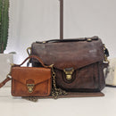 Campomaggi borsa AURORA stampata color t.moro + AURORA mini