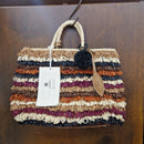 Afar borsa intrecciata a mano LEISHA multi righe