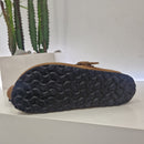 Taji sabot color sand con treccia