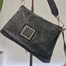 Campomaggi borsa MELITA nera accessori argento