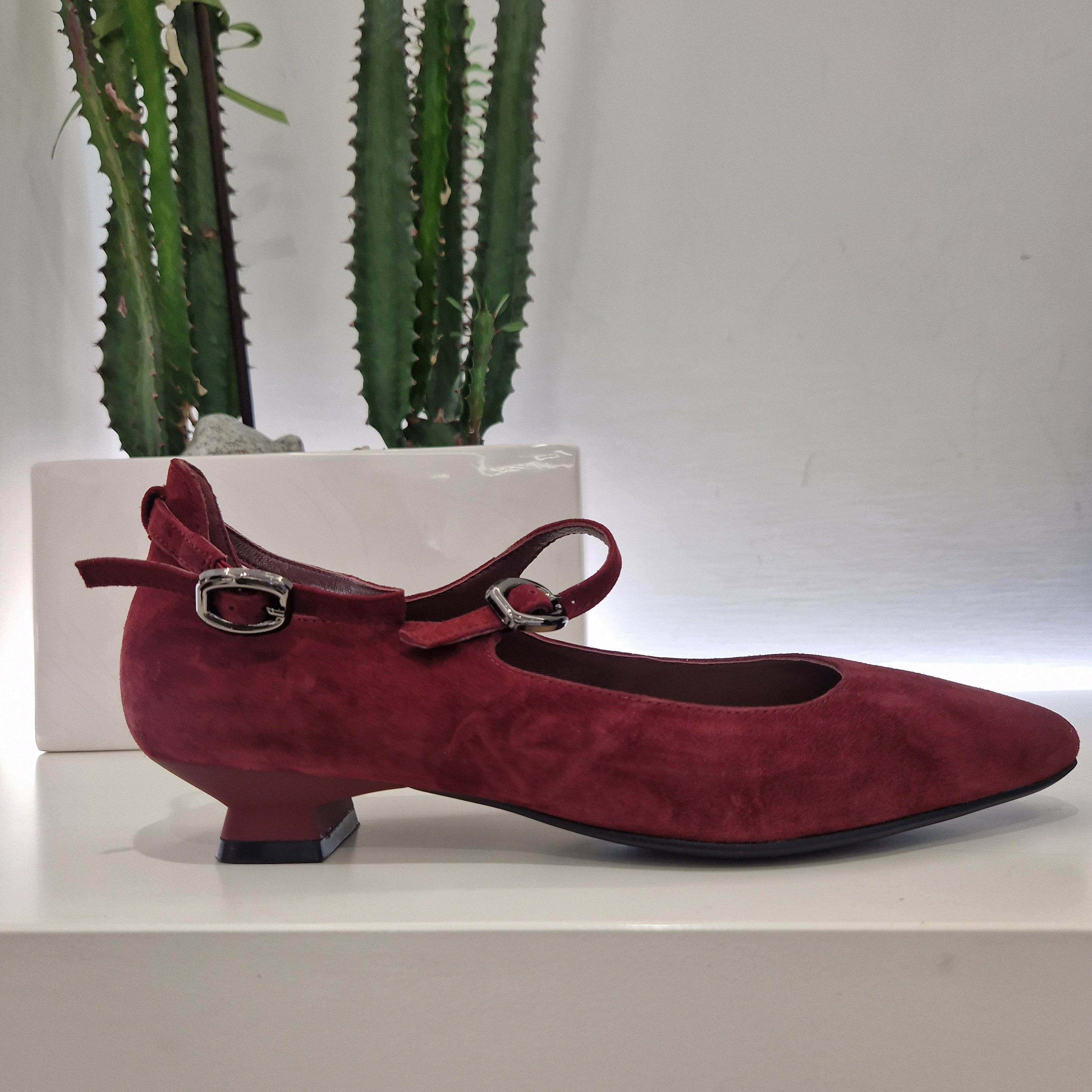 Marc Ellis scarpa bordeaux doppio cinturino t.30
