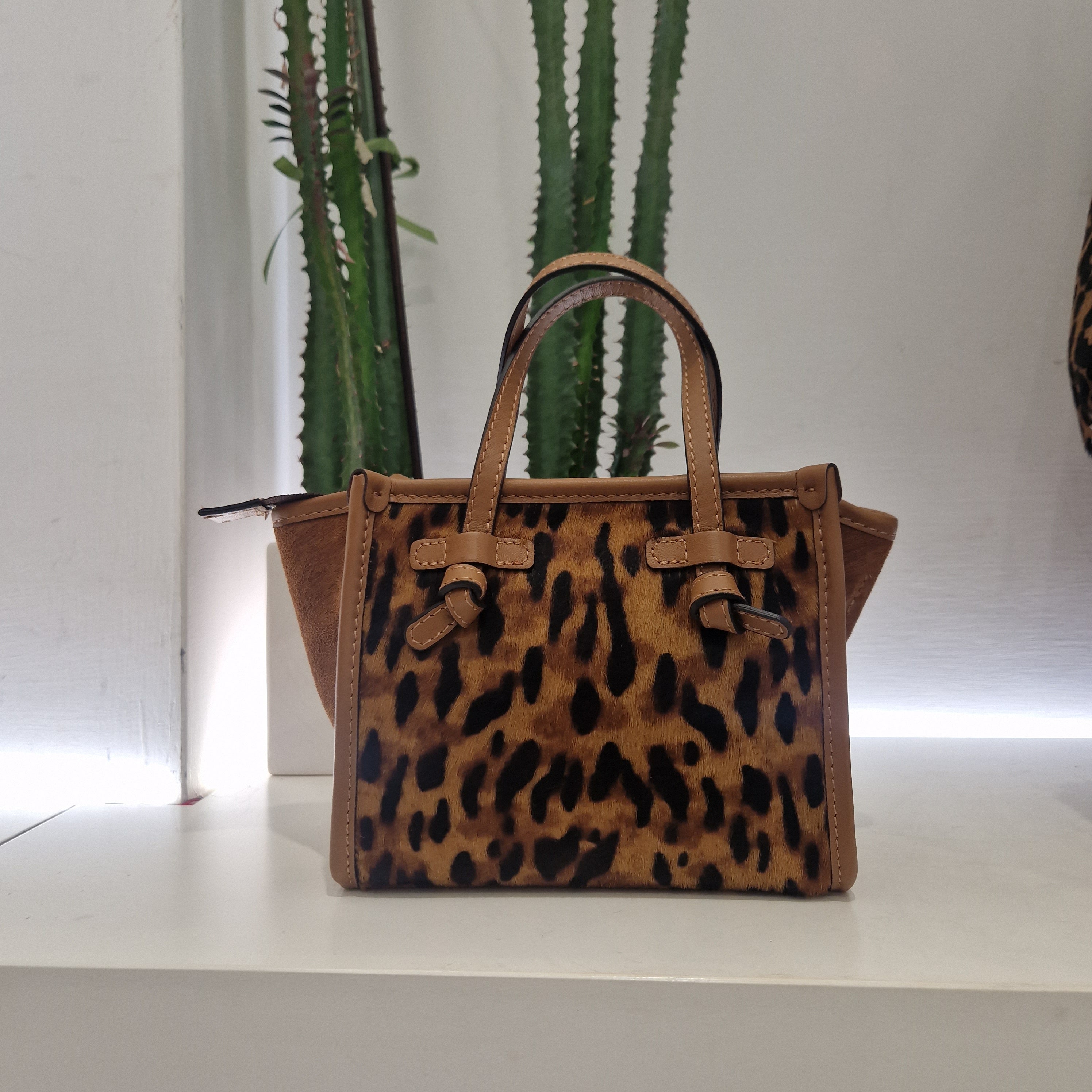 Gianni Chiarini  MISS MARCELLA  dimensione piccola pelle scamosciata lince