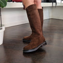 Stivale t.moro suede  modello cavallerizza