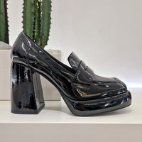 Bibilou mocassino nero platò