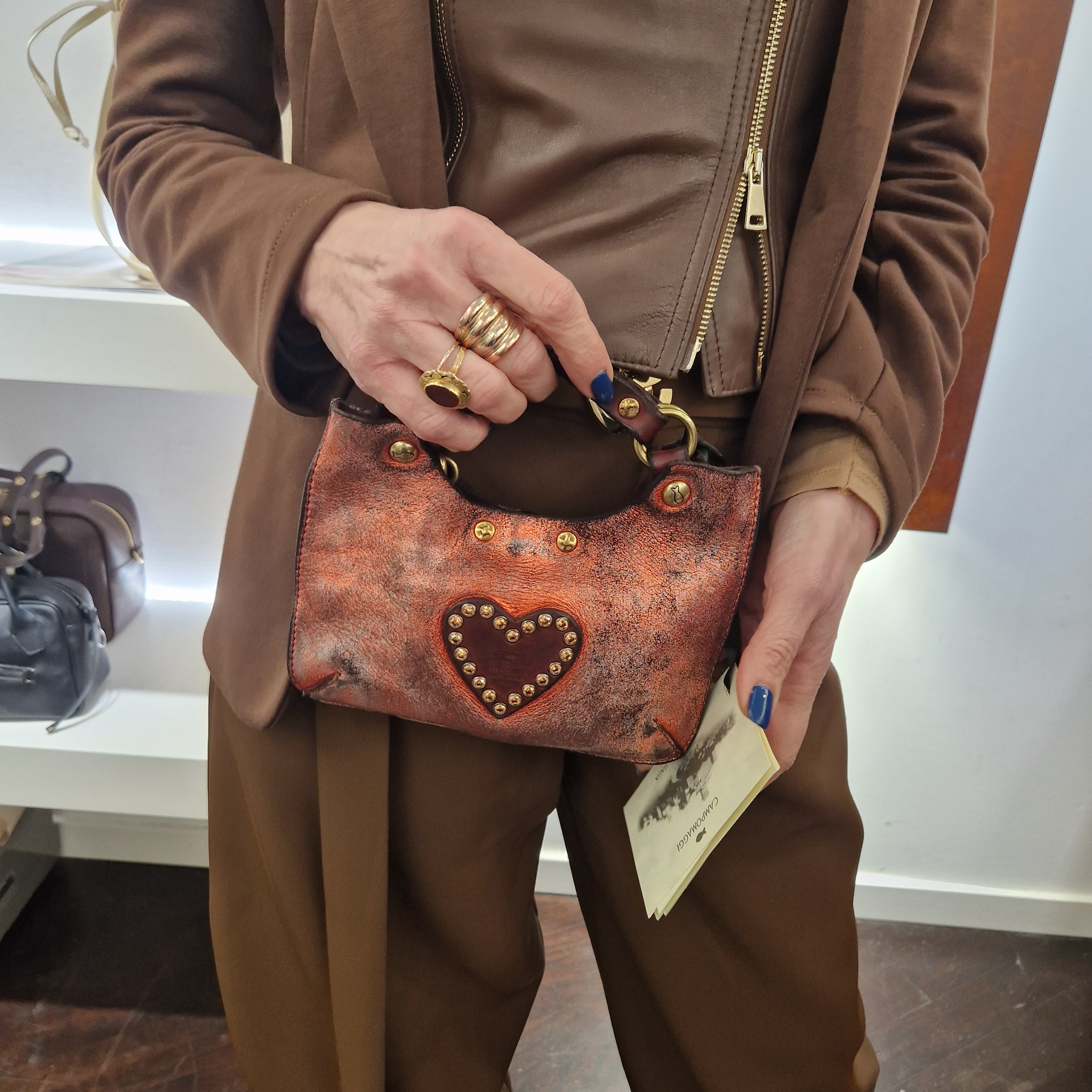 Campomaggi borsa CUORE STRASS