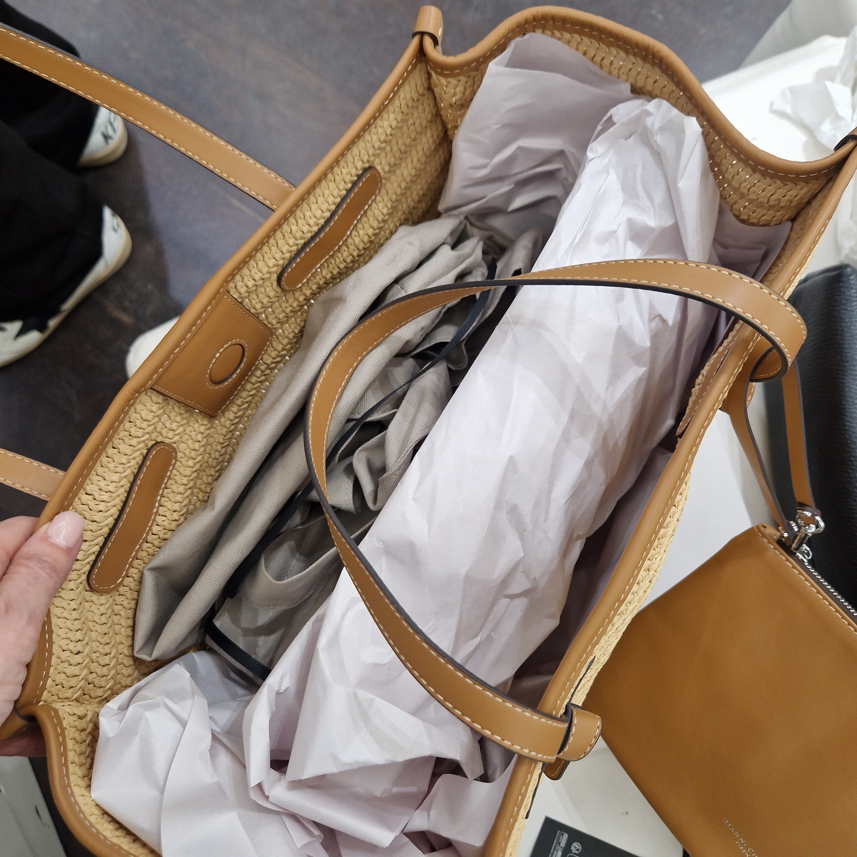 Gianni Chiarini borsa MARCELLA intrecciata cuoio