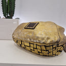Campomaggi borsa intrecciata oro