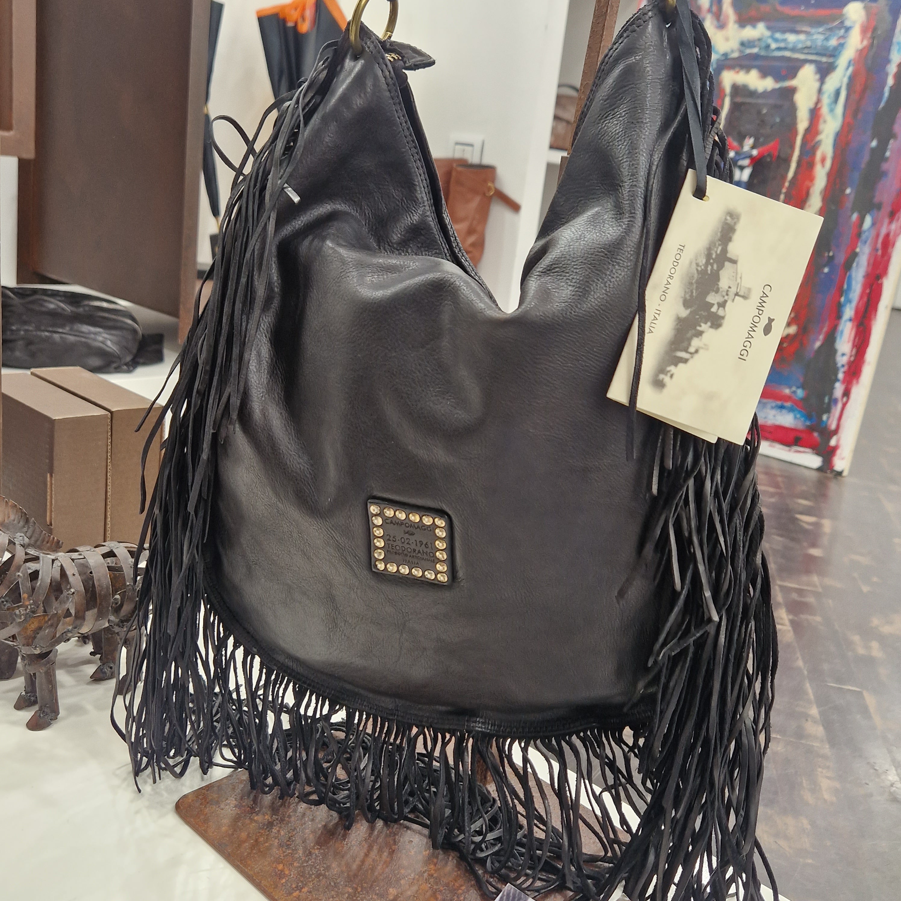 Campomaggi borsa linea ZEFIRO con frange