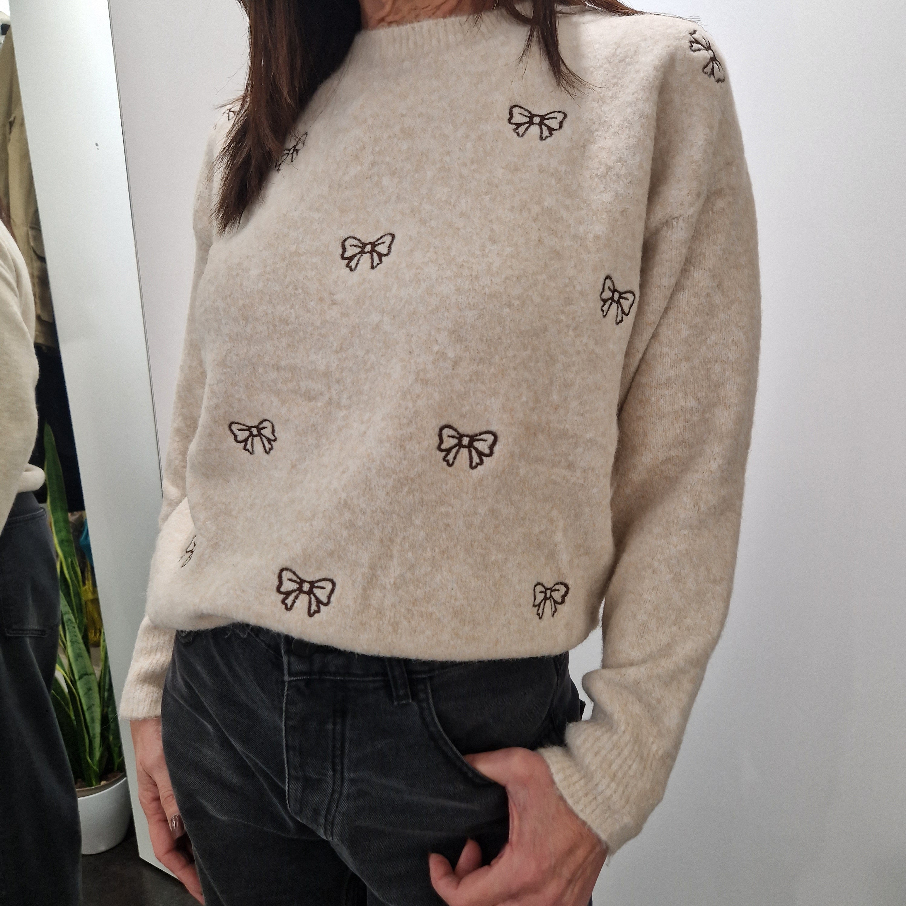 Maglione FIOCCO panna