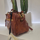 Campomaggi linea LARICE borsa bauletto piccolo color cuoio