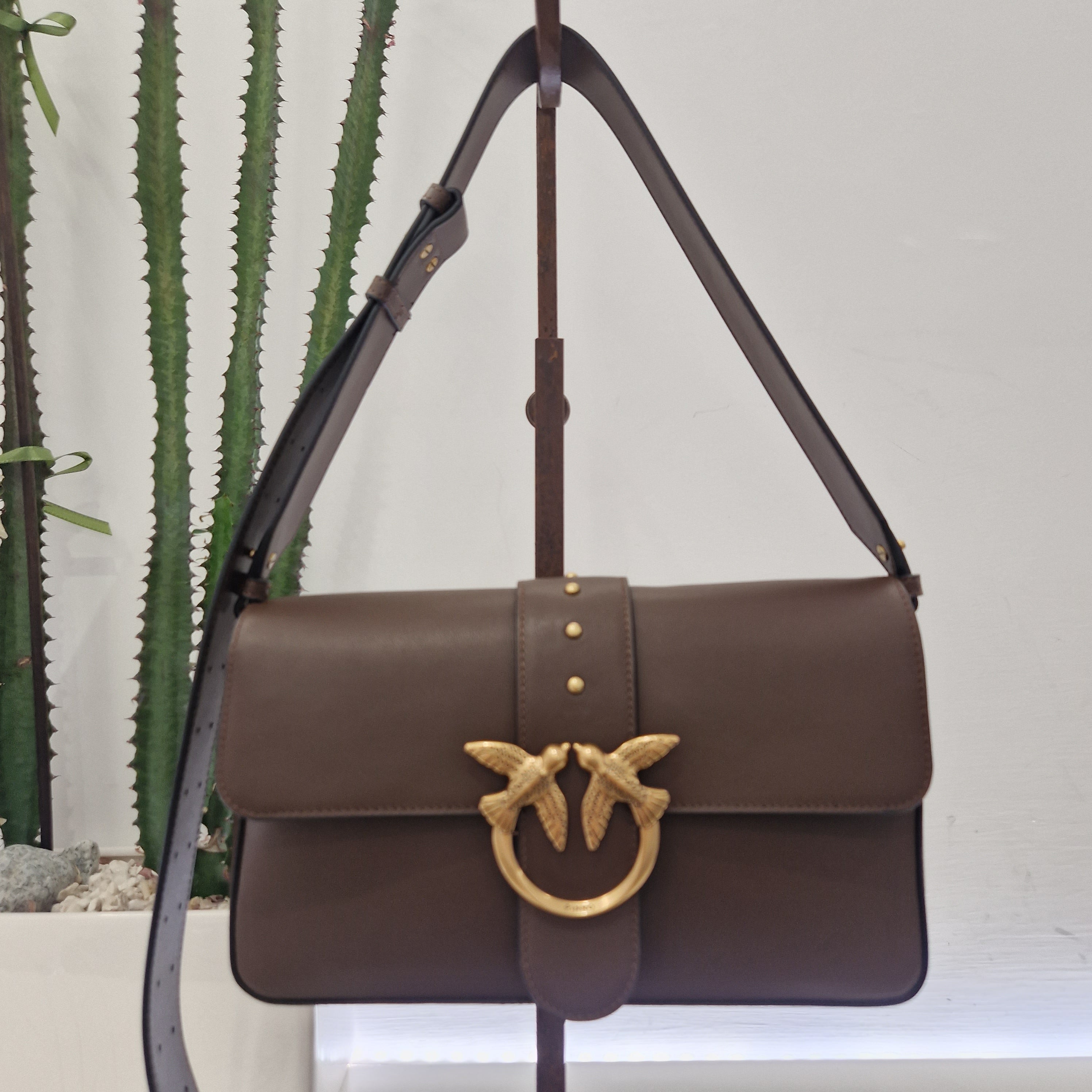 PINKO borsa LOVE ONE marrone