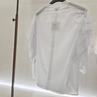 Camicia bianca smanicata