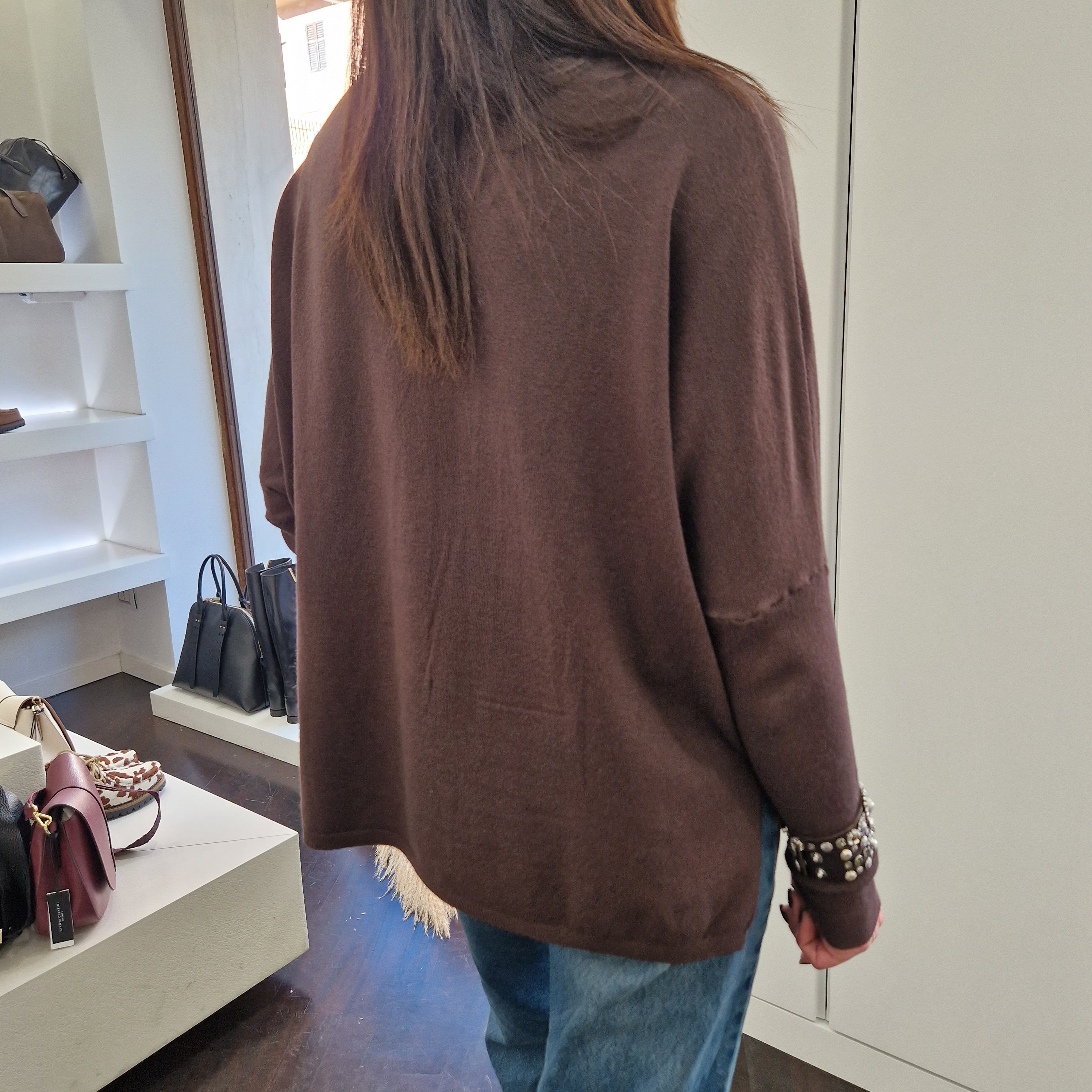 KIKISIX maglia OVER PARICOLLO