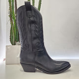 Stivale MIAMI stile texano nero tacco 4cm