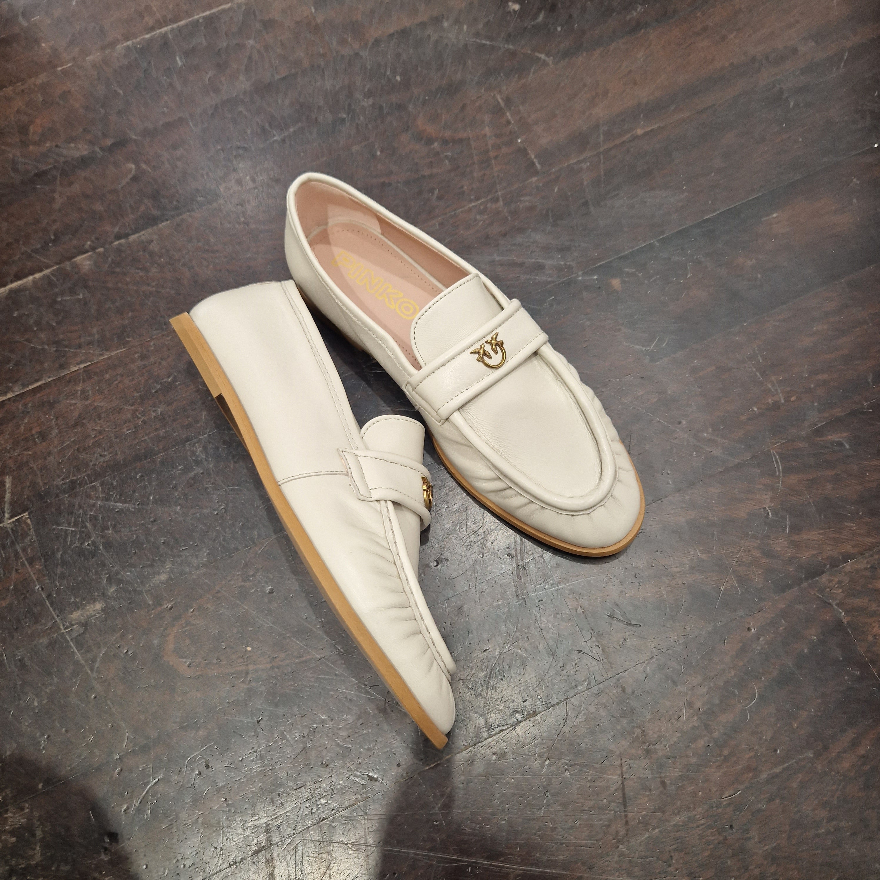 Pinko mocassino beige
