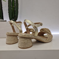 Espadrilles sandalo LOE CEILA con fiore