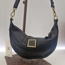 Campomaggi borsa Marsupio Kura in pelle nero con rivetti