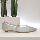 Isabelle Paris ballerina in rete  argento
