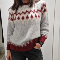 KIKISIX maglione JACQUARD