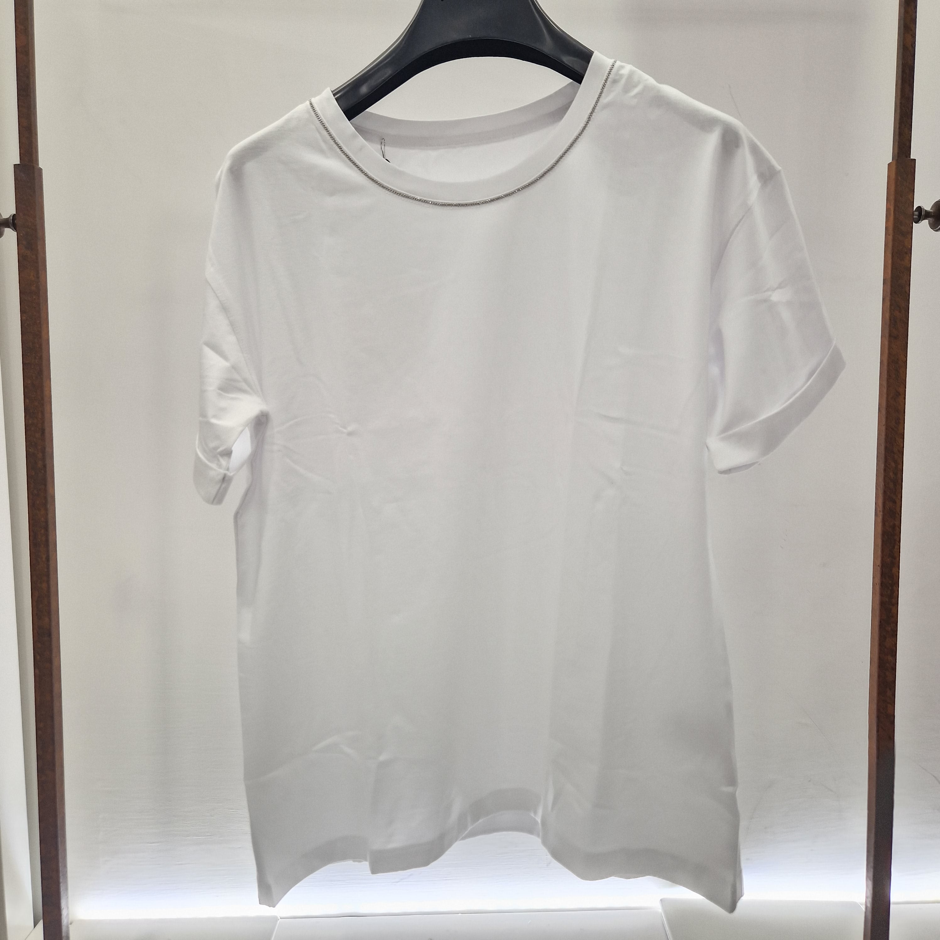 T-shirt catenella girocollo
