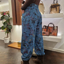 Kikisix Jenas balloon FIORI blu