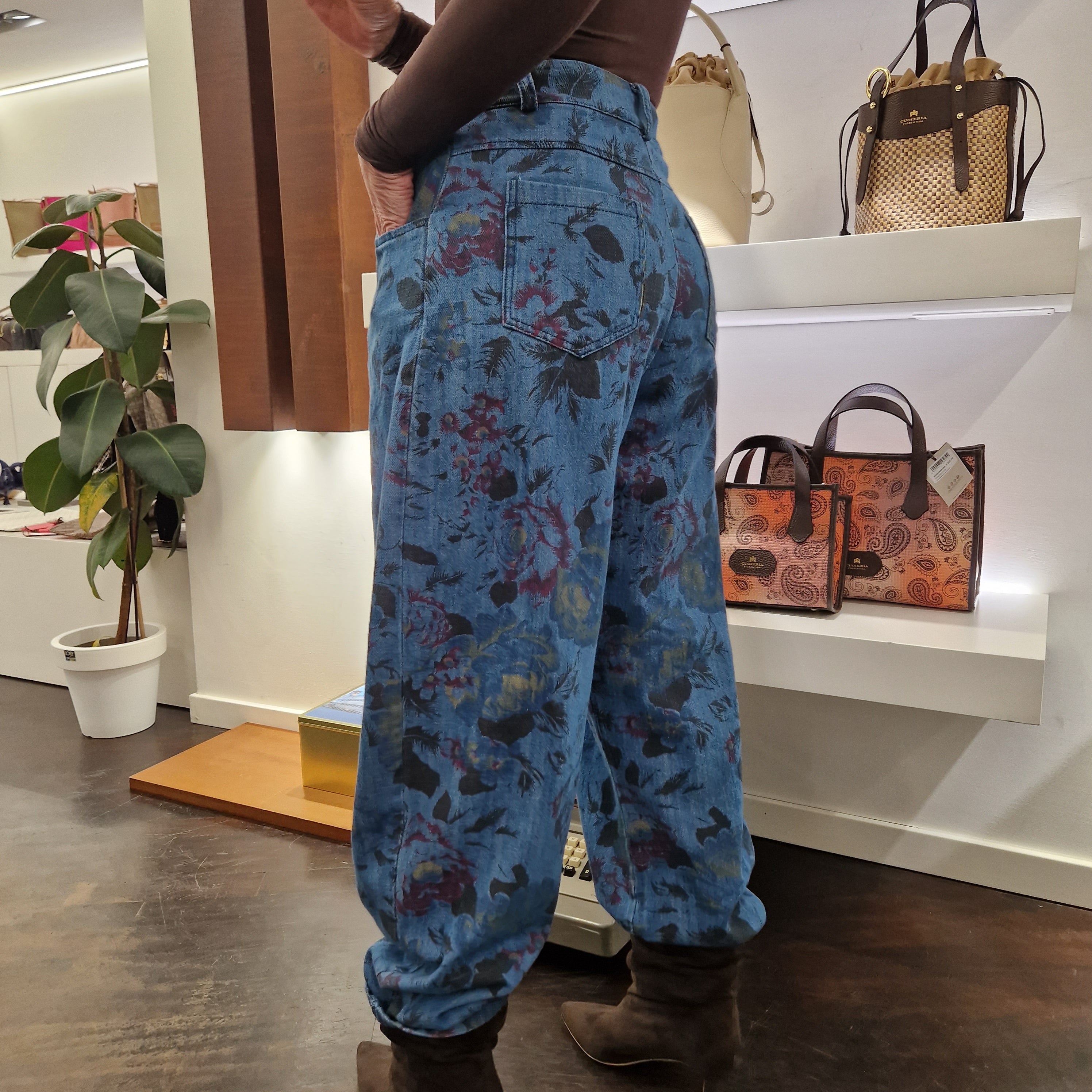 Kikisix Jenas balloon FIORI blu