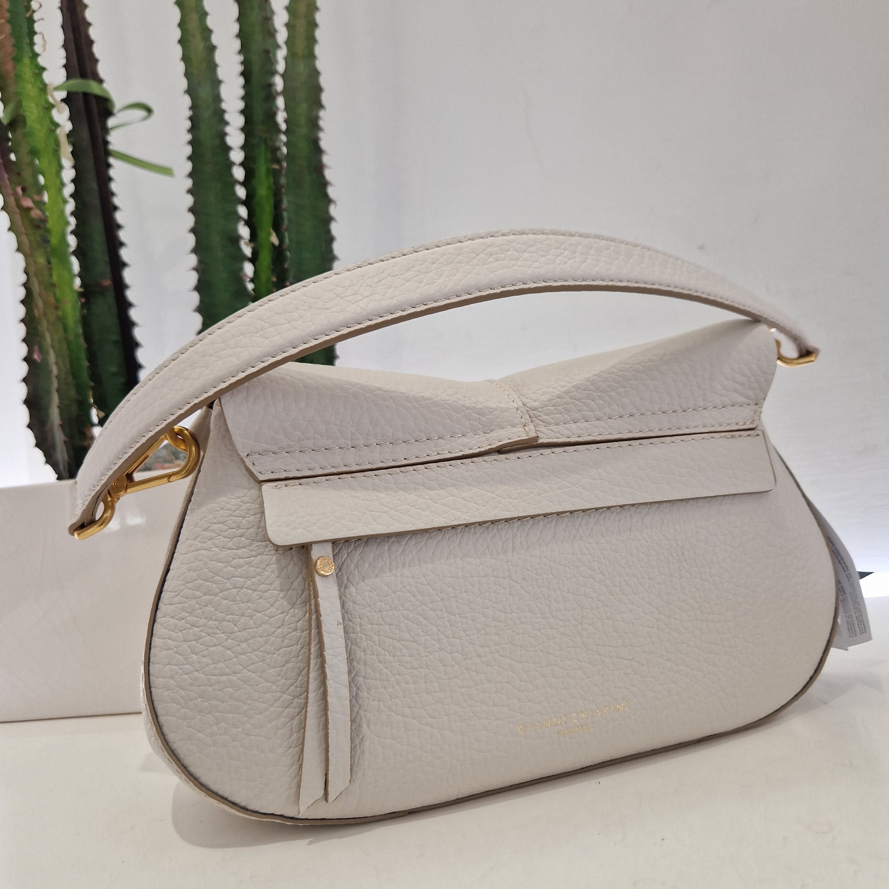 Gianni Chiarini borsa linea Helena Round color panna