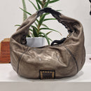 Campomaggi borsa monospalla laminato pellame intrecciato